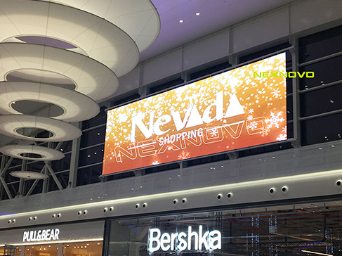 西班牙NEVADA內(nèi)華達(dá)商場LED透明屏項目