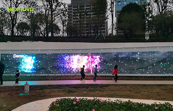 湖南衡陽中央公園LED透明跑道屏項(xiàng)目