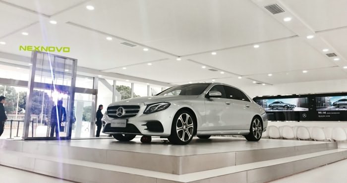 Mercedes-Benz攜手晶泓(NEXNOVO)透明LED顯示屏開展E級車智享體驗全國巡展(圖2)