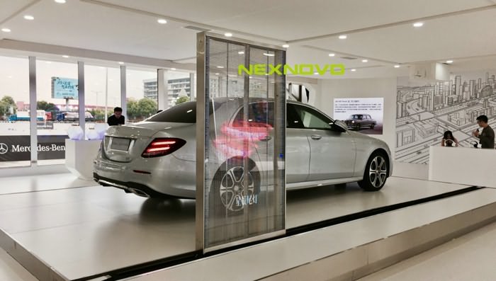 Mercedes-Benz攜手晶泓(NEXNOVO)透明LED顯示屏開展E級車智享體驗全國巡展(圖5)