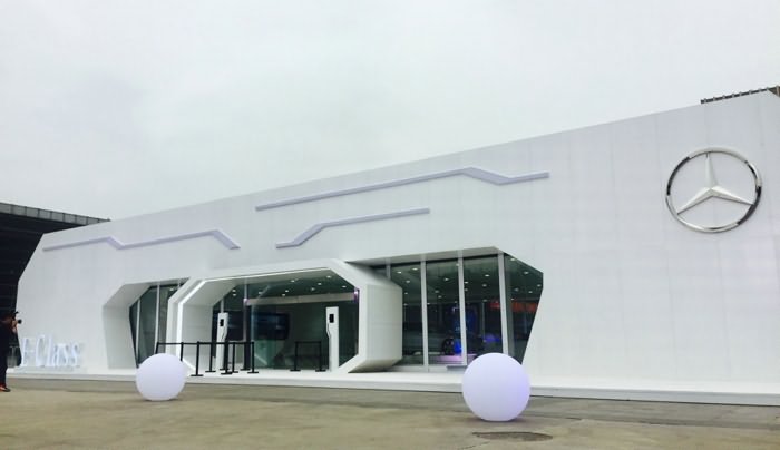Mercedes-Benz攜手晶泓(NEXNOVO)透明LED顯示屏開展E級車智享體驗全國巡展(圖6)