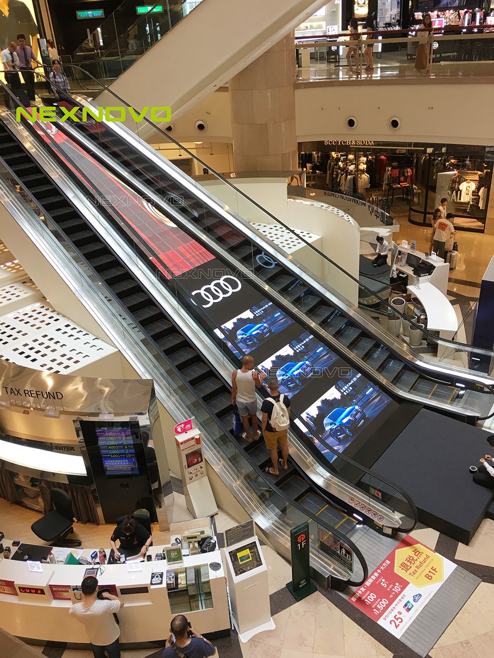 臺北101商場透明LED顯示屏項目(圖4)