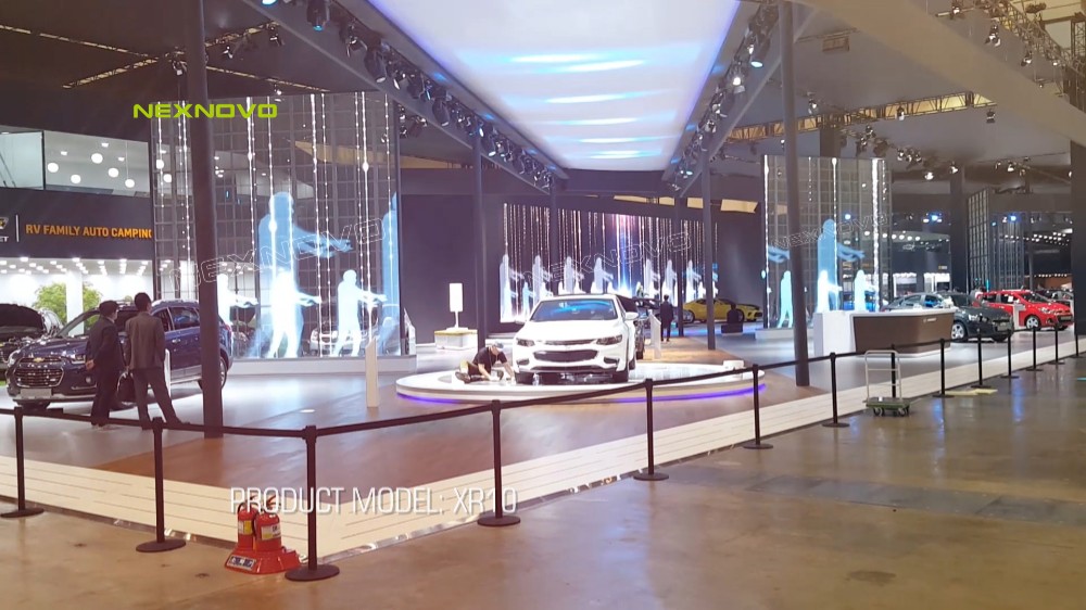 韓國雪佛蘭車展透明LED租賃屏(圖3)