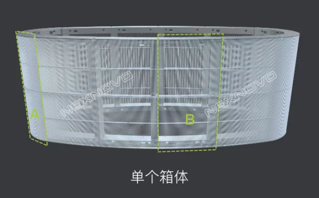 震撼?。×钊梭@艷的360度全視角LED透明屏亮相(圖2)