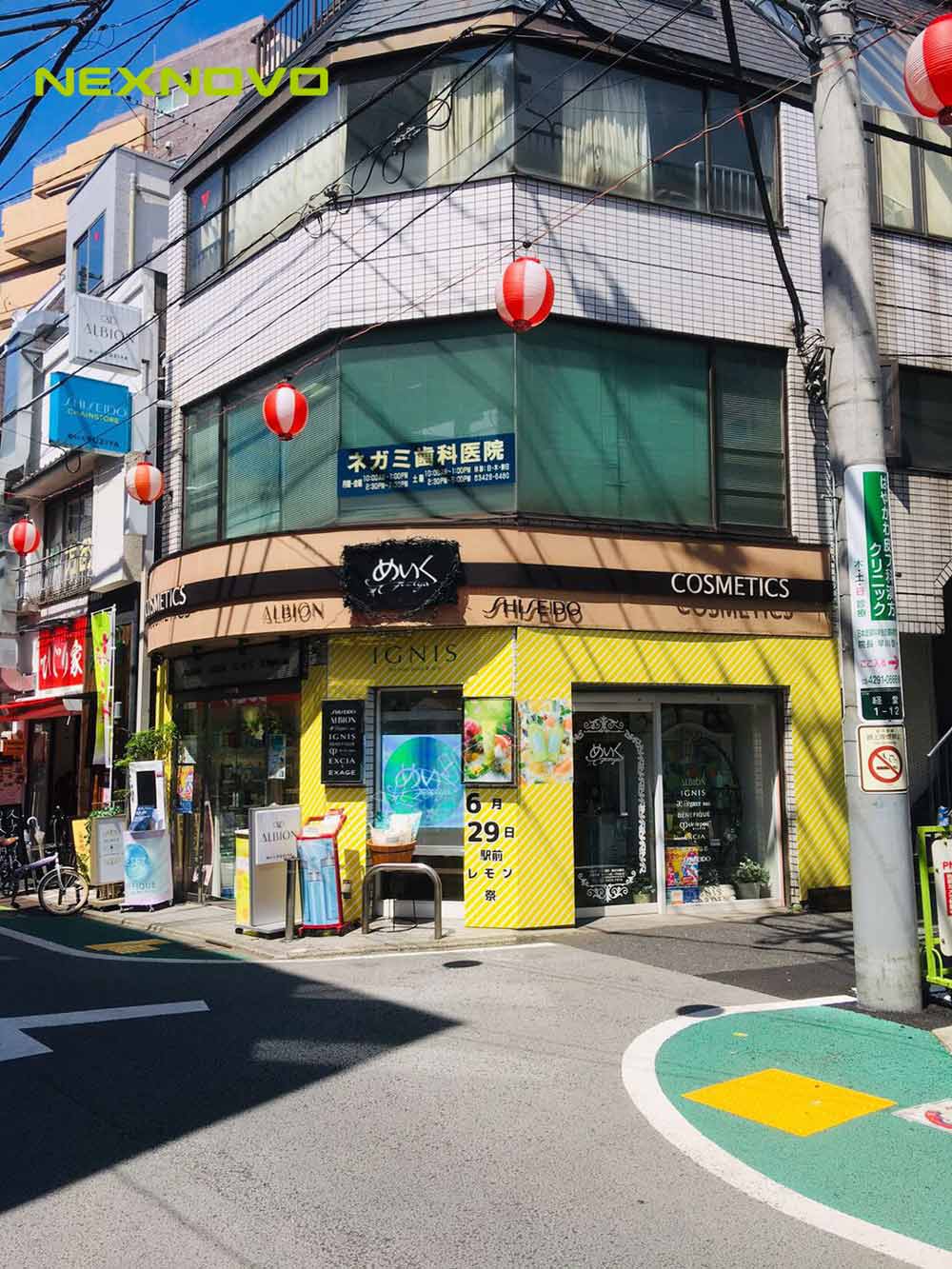 日本東京FUZIYA護(hù)膚品店LED透明屏項目(圖2)