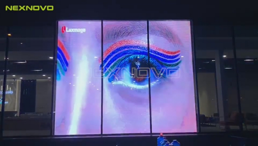 越南Gamuda Land Vietnam透明LED顯示屏項目(圖4)