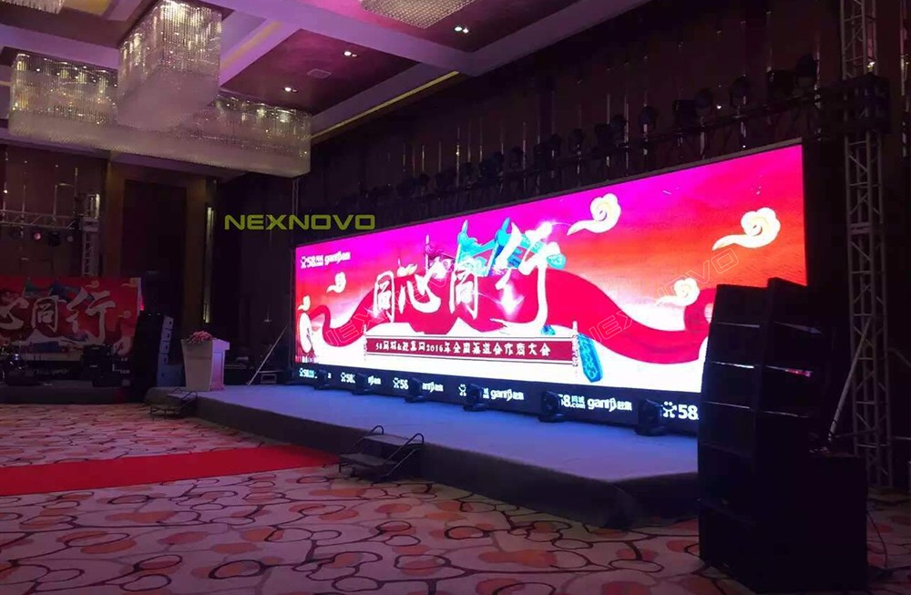 58同城經(jīng)銷(xiāo)商會(huì)議透明LED顯示屏租賃(圖2)