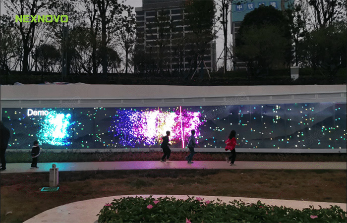 湖南衡陽(yáng)中央公園LED透明跑道屏項(xiàng)目(圖1)